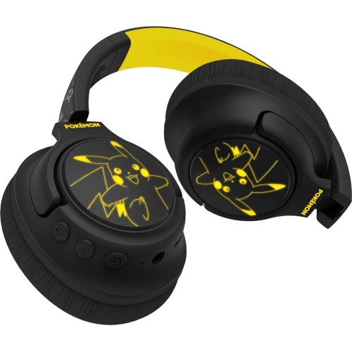 otl technologies Pokemon Otl Pk1200 Pikachu Ασύρματα / Ενσύρματα Over Ear Ακουστικά Με 50 Ώρες Λειτουργίας Μαύρα Με Λειτουργία L