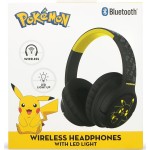 otl technologies otl  pk1200 pokemon pikachu wireless headphones with led light up feature -  5055371629904