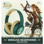 otl technologies Otl Zd1143 Legend Of Zelda Led Φωτίζει Ασύρματα / Ενσύρματα Over Ear Ακουστικά Με 50 Ώρες Λειτουργίας Πράσινα  