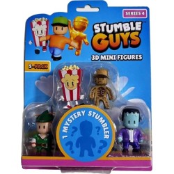 Just toys Stumble Guys Series 4 | 3D Mini Figures Series 4 Pack 5 Asst. 40005 9772532611160
