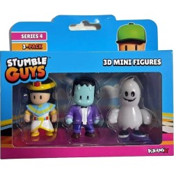 Just toys Stumble Guys Series 4 | 3D Mini Figures Series 4 Pack 3 Asst. 40003 9772532611153