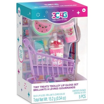 Make it Real - 3c4g Beauty – Cosmetics | Tiny Treats Trolley Lip Gloss Set 10061 638241100618