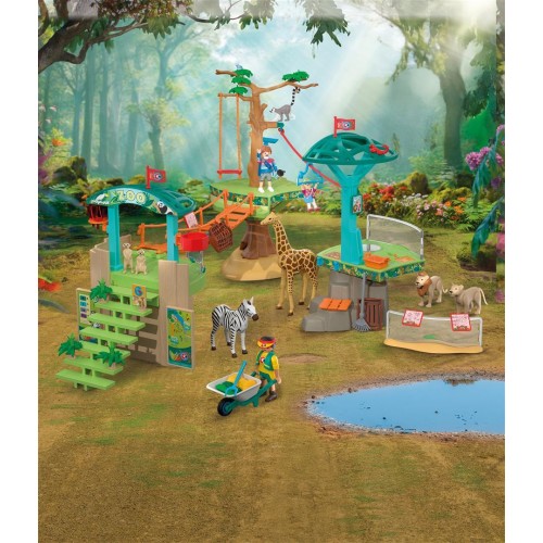 Playmobil Ζωολογικό Πάρκο Με Δραστηριότητες 72070 4008789720702