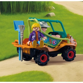 Playmobil Zoo: Zookeeper With Vehicle 72072 4008789720726