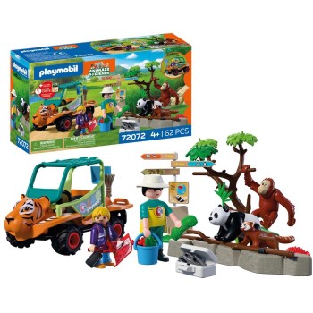 Playmobil Zoo: Zookeeper With Vehicle 72072 4008789720726