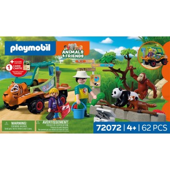 Playmobil Zoo: Zookeeper With Vehicle 72072 4008789720726