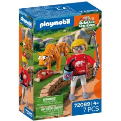 Playmobil Zoo: Tiger And Visitor 72089 4008789720894