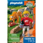 Playmobil Zoo: Tiger And Visitor 72089 4008789720894