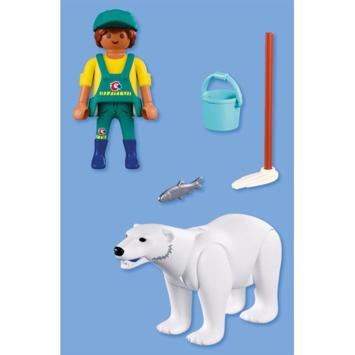 Playmobil Πολική Αρκούδα Και Φροντιστής 72090 4008789720900