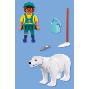 Playmobil Πολική Αρκούδα Και Φροντιστής 72090 4008789720900