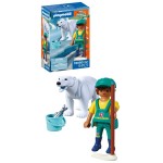 Playmobil Πολική Αρκούδα Και Φροντιστής 72090 4008789720900