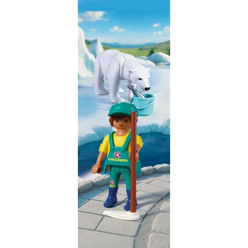 Playmobil Πολική Αρκούδα Και Φροντιστής 72090 4008789720900