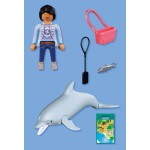Playmobil Zoo: Dolphin And Visitor 72091 4008789720917