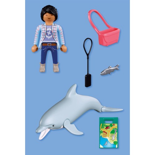 Playmobil Zoo: Dolphin And Visitor 72091 4008789720917