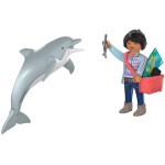 Playmobil Zoo: Dolphin And Visitor 72091 4008789720917