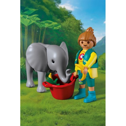 Playmobil Μικρός Ελέφαντας Και Φροντιστής 72092 4008789720924