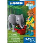 Playmobil Μικρός Ελέφαντας Και Φροντιστής 72092 4008789720924