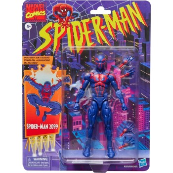 Hasbro Spiderman Spider-Man  Legends Series 2099, Retro Cardback Comics Collectible 6-Inch G2351 5010996355874