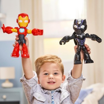 Hasbro Marvel Avengers Iron Man And His Fantastic Friends Super Large Black Panther G2023 / G2832 5010996353979