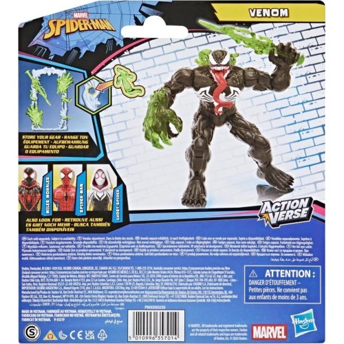 Hasbro spider-man actionverse venom action figure 4.5 inch and accessories, superh G2718 / G2851 5010996357014