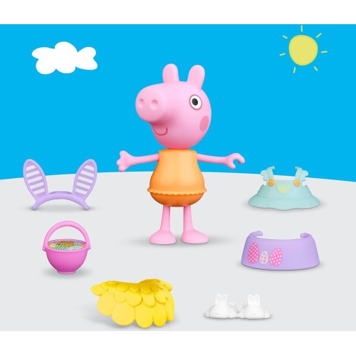 Hasbro Peppa Pig Peppa Pig Spring  Dressing Φιγούρα Με 6 Αξεσουάρ G2180 5010996357380