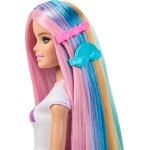 Mattel Barbie Rainbow Sparkle Hair Fashion Doll With Extra-long Hair and 12 Styling Accessories JJP07 