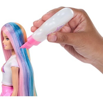 Mattel Barbie Rainbow Sparkle Hair Fashion Doll With Extra-long Hair and 12 Styling Accessories JJP07 