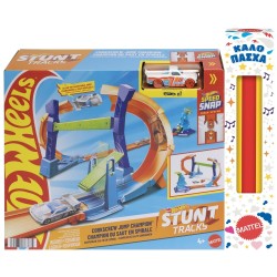 Mattel Λαμπάδα hot wheels hw stunt νεες αγωνιστικες πιστες stunt tracks corkscrew JLM90 / JLM91 