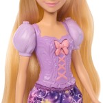 Mattel Disney Princess Light-up Hair Rapunzel Fashion Doll w/ 5 Ways to Glow, Pascal Figure & 7 Accessories JHL46 