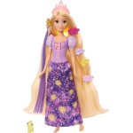 Mattel Disney Princess Light-up Hair Rapunzel Fashion Doll w/ 5 Ways to Glow, Pascal Figure & 7 Accessories JHL46 