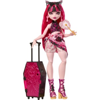 Mattel Monster High Skulltimate Secrets Gore-geous Oasis Playset, Draculaura Doll and Accessories JDR50 