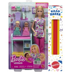 Mattel Λαμπάδα barbie παιδίατρος JCR71 / JMK12 