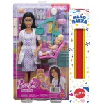 Mattel Λαμπάδα barbie σετ επαγγέλματα με παιδακια 6 σχέδια careers dentist doll σετ επαγγέλματα με παιδακια 6 σχέδια careers den