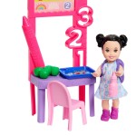 Mattel Barbie Careers Teacher Playset With Fashon Doll, Toddler Doll, Classroom Board & Accessories JCR71 / JMK16 