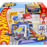 Mattel Hot Wheels City Downtown Police Tower Playset & 1:64 Scale Die-cast Police Toy Car HDR24 / JHL74 