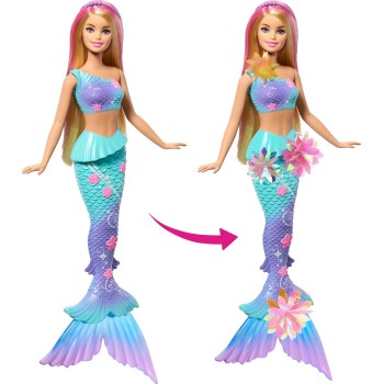 Mattel Λαμπάδα barbie μαγικη γοργόνα που ανθιζει - ξανθια JDM72 