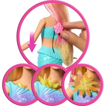 Mattel Λαμπάδα barbie μαγικη γοργόνα που ανθιζει - ξανθια JDM72 