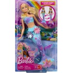 Mattel Barbie Flower Magic Mermaid Toy Doll With Surprise Blooming Flowers Feature & Pearl Headband Accessory JDM72 
