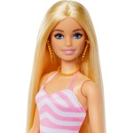 Mattel Blonde Barbie Doll With Swimsuit and Beach-themed Accessories HPL73 