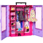 Mattel Barbie Ultimate Closet Doll and Playset Portable Fashion Toy With Doll, Clothes and Accessories HJL66 
