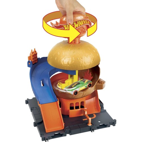 Mattel Hot Wheels City Burger Drive-thru Playset HDR24 / HDR26 