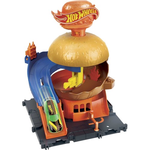 Mattel Hot Wheels City Burger Drive-thru Playset HDR24 / HDR26 