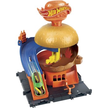 Mattel Hot Wheels City Burger Drive-thru Playset HDR24 / HDR26 