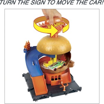 Mattel Hot Wheels City Burger Drive-thru Playset HDR24 / HDR26 