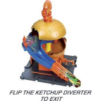 Mattel Hot Wheels City Burger Drive-thru Playset HDR24 / HDR26 