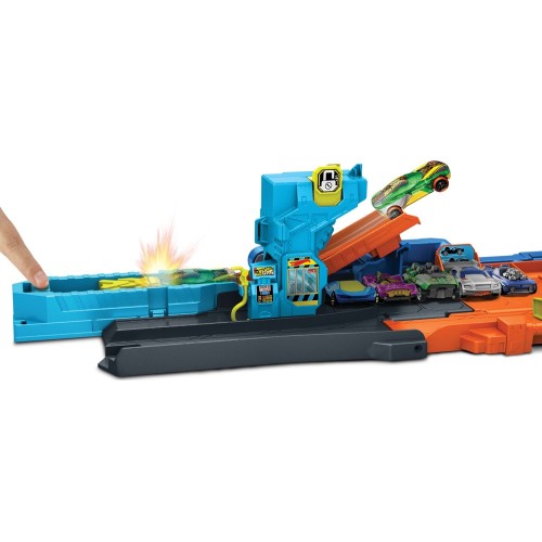 Mattel Λαμπάδα hot wheels hw city- πολυμορφικό γκαράζ - πίστα JHL94 