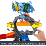 Mattel Λαμπάδα hot wheels hw city- πίστες με θηρία bat loop attack HDR29 / HTN78 