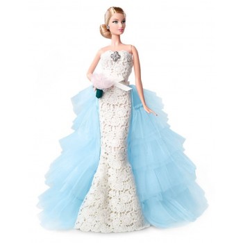 Mattel Barbie Συλλεκτική Oscar De La Renta Something Blue DGW60 887961203547