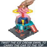 Mattel Λαμπάδα hot wheels hw city - πίστες city downtown ice cream HDR24 / HTN77 
