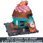 Mattel Λαμπάδα hot wheels hw city - πίστες city downtown ice cream HDR24 / HTN77 